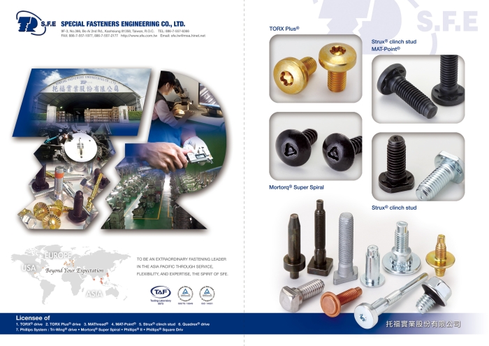 SPECIAL FASTENERS ENGINEERING CO., LTD. 托福實業股份有限公司 Img