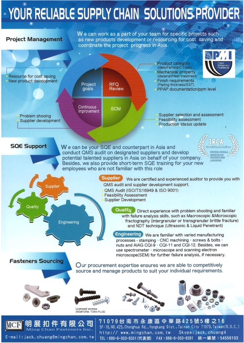 MING CHAN FSTENERS INC. 明展扣件有限公司 Img